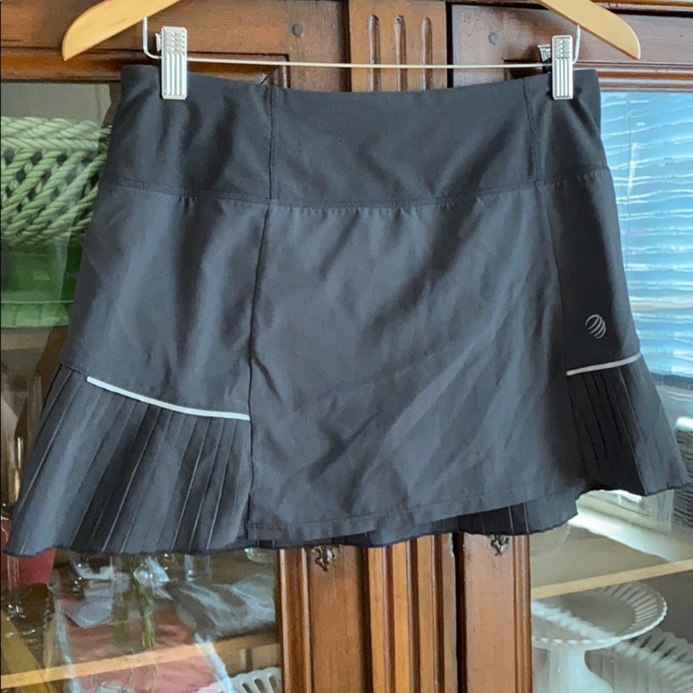 Black Tennis Skort